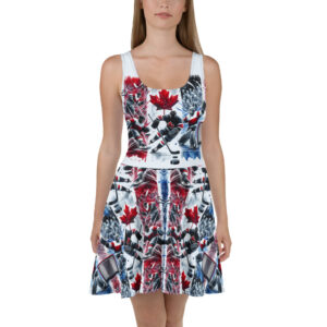 Canadian Hockey Lover Skater Dress
