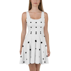 Polka Dot Skater Dress