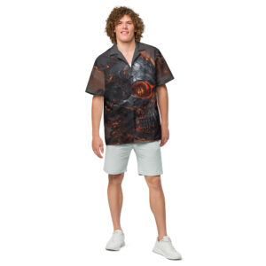 Hothead Full Back Print Unisex button shirt