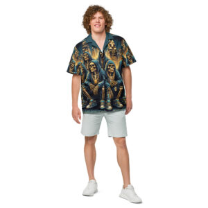 Hangin With My Crew Unisex button shirt