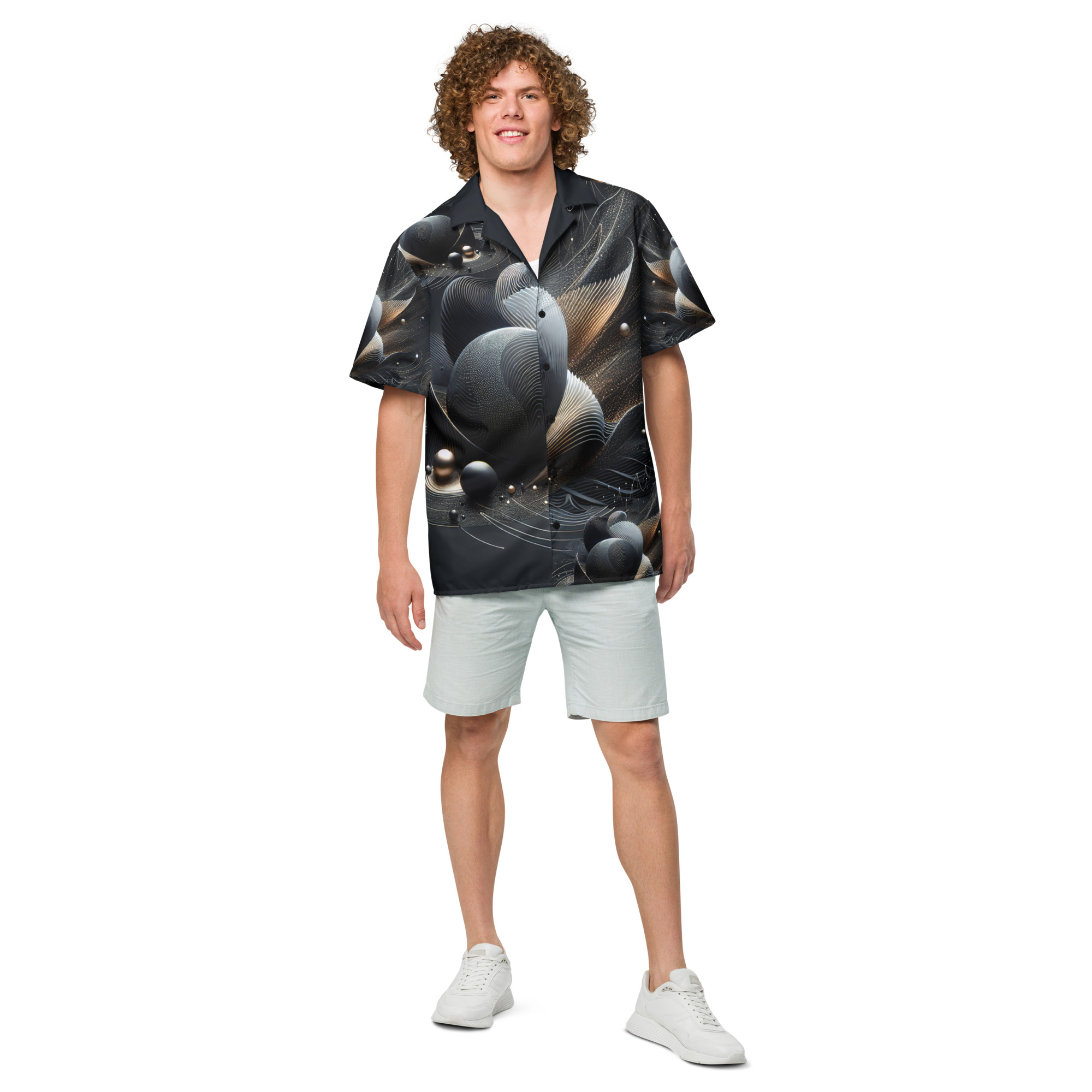 Seasoned Spheres With Class Unisex button shirt
