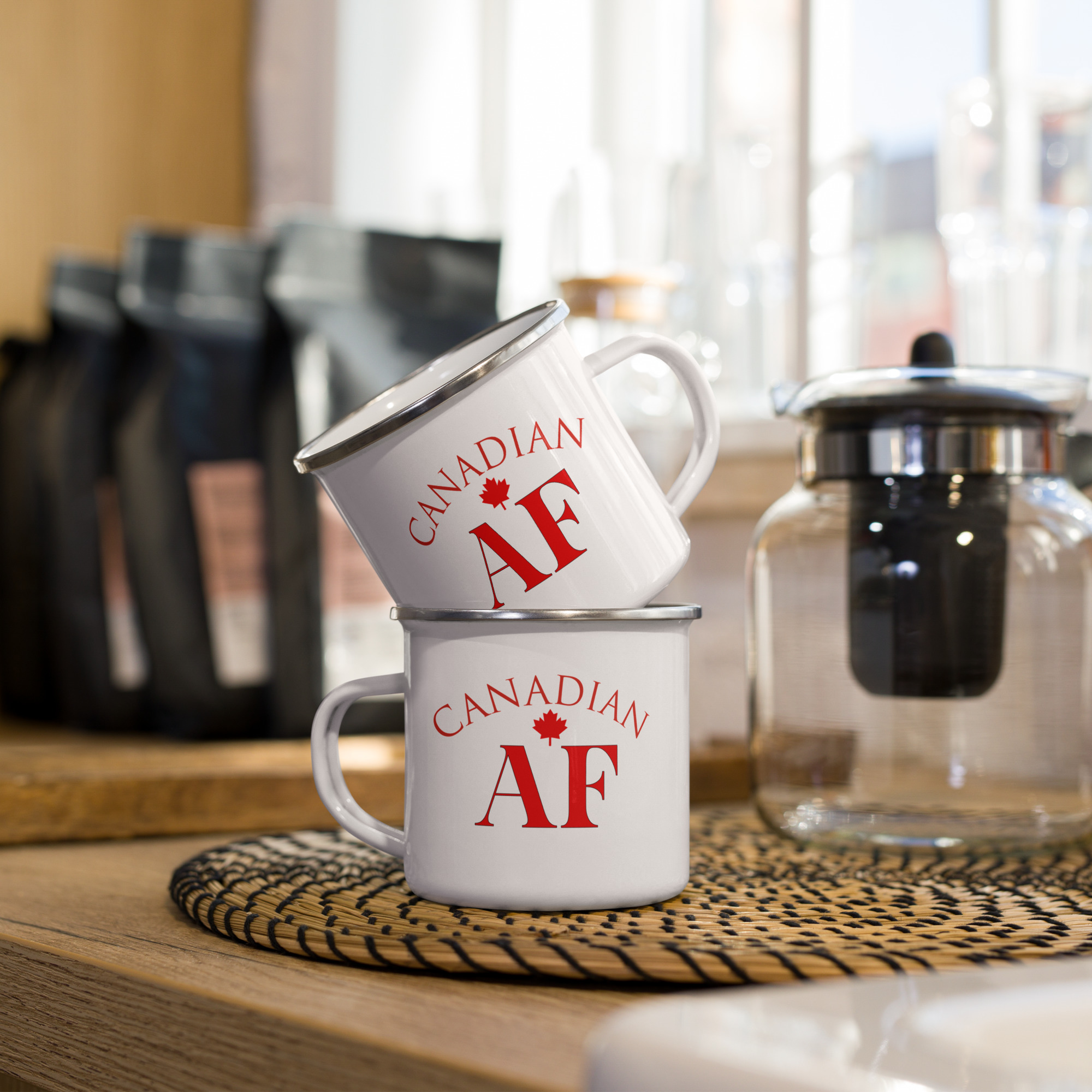 Canadian AF Enamel Mug
